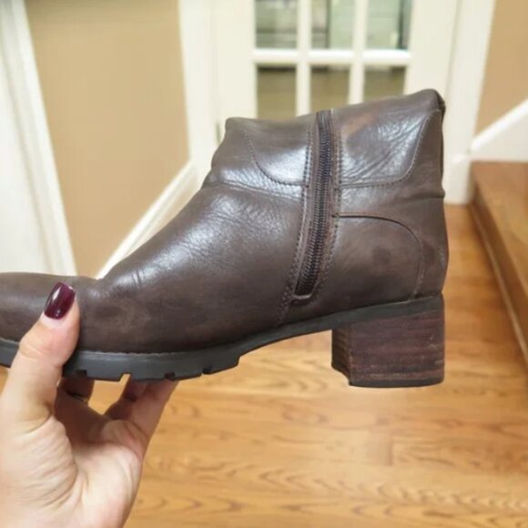 Naturalizer Tall Brown Genuine Leather Boots - Picture 5 of 16